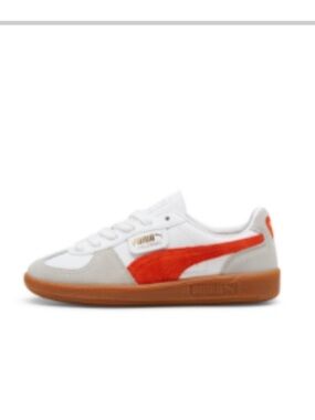 Puma Palermo Leather Sneakers
White-Redmazing-Gum
Size: 5/37